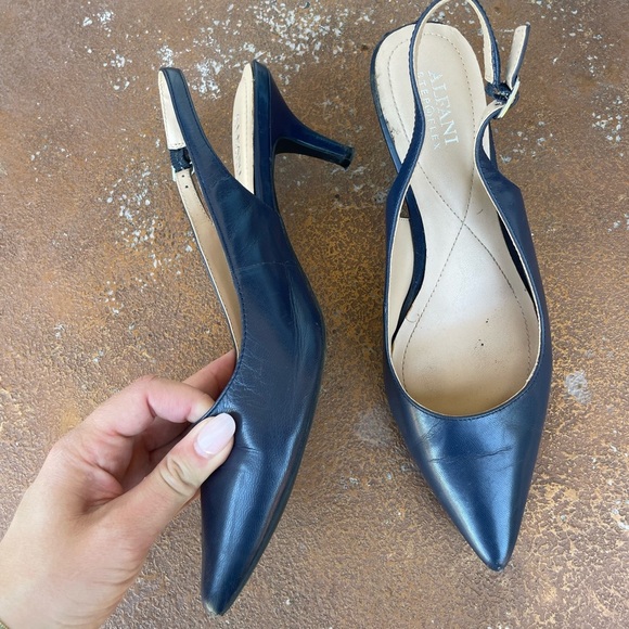 Alfani step and flex blue/purple pointed heels 
2 in - Picture 3 of 6